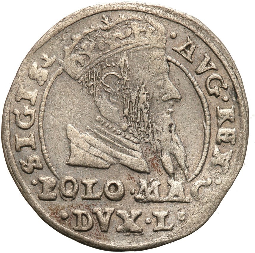 Zygmunt II August. Grosz 1567, Tykocin (R6)